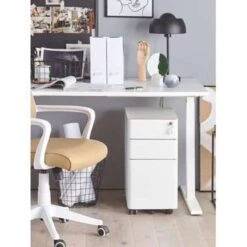 Beliani Kantoorkast BOLSENA - Wit Metaal -RoomStyle Verkoopwinkel 0363ca766c0d47359db5e23190a0b4d4