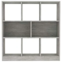 VidaXL Boekenkast 97,5x29,5x100 Cm Bewerkt Hout Betongrijs 9 VidaXL Boekenkast 97,5x29,5x100 Cm Bewerkt Hout Betongrijs -RoomStyle Verkoopwinkel 06db7f3452bb4559b83db8ed645f6122
