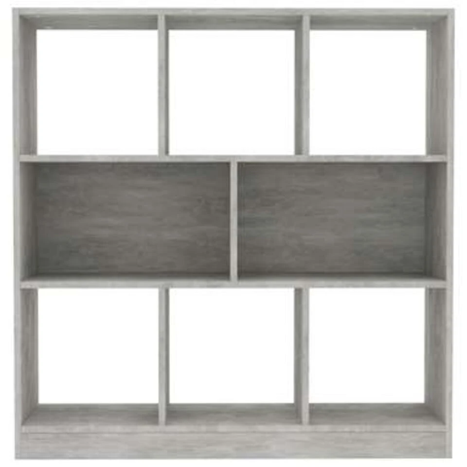 VidaXL Boekenkast 97,5x29,5x100 Cm Bewerkt Hout Betongrijs 6 VidaXL Boekenkast 97,5x29,5x100 Cm Bewerkt Hout Betongrijs - Afbeelding 4