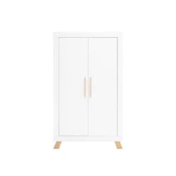 Bopita Lisa 2-deurskast - Wit/Naturel