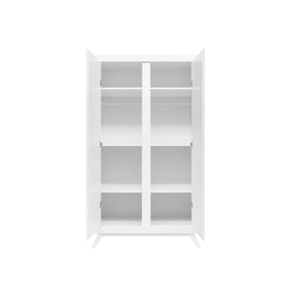 Bopita Anne 2-deurskast - Wit 4 Bopita Anne 2-deurskast - Wit - Afbeelding 2