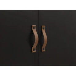 Bopita Floris 2-deurskast - Mat Zwart/Naturel -RoomStyle Verkoopwinkel 1000006480 0103