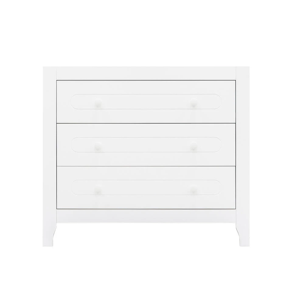 Bopita Evi Commode Met 3 Laden - Wit 3 Bopita Evi Commode Met 3 Laden - Wit