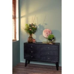 Ladekast Espita - Zwart - 114x40x80cm -RoomStyle Verkoopwinkel 1000022085 0110