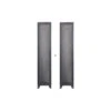 WOOOD Cas Lockerkast 1-Deurs - Metaal - Zwart - Set Van 2 -RoomStyle Verkoopwinkel 1000027293
