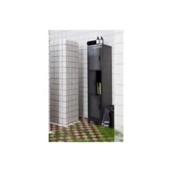 WOOOD Cas Lockerkast 3-Deurs - Metaal - Zwart - Set Van 2 8 WOOOD Cas Lockerkast 3-Deurs - Metaal - Zwart - Set Van 2 -RoomStyle Verkoopwinkel 1000027294 0102