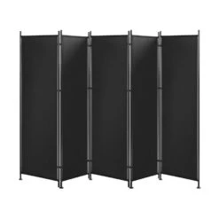 Beliani Kamerscherm NARNI - Zwart Polyester