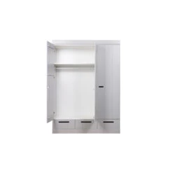 WOOOD Connect Kast 3-Deurs Met Lade - Grenen - Betongrijs - 195x140x53 9 WOOOD Connect Kast 3-Deurs Met Lade - Grenen - Betongrijs - 195x140x53 -RoomStyle Verkoopwinkel 1000033704 0103
