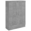 VidaXL Boekenkast 82,5x30,5x115 Cm Spaanplaat Betongrijs 1 VidaXL Boekenkast 82,5x30,5x115 Cm Spaanplaat Betongrijs -RoomStyle Verkoopwinkel 1000038835