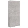 VidaXL Boekenkast 82,5x30,5x185,5 Cm Spaanplaat Betongrijs -RoomStyle Verkoopwinkel 1000038900