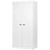 WOOOD Connect Kast 2-Deurs - Grenen - Wit - 195x94x53 1 WOOOD Connect Kast 2-Deurs - Grenen - Wit - 195x94x53 -RoomStyle Verkoopwinkel 1000041324