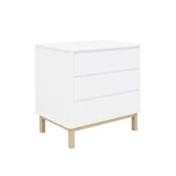 Bopita Mika Commode Met 3 Laden - Wit/Eiken -RoomStyle Verkoopwinkel 1000044058 0102
