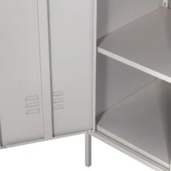 Giga Meubel Kledingkast Metaal Taupe - Locker Kast - 85x50x183cm -RoomStyle Verkoopwinkel 1000045202 0103