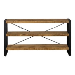 Boekenkast Minneapolis 150cm Laag - Mangohout - Bruin - Rechthoekig 8 Boekenkast Minneapolis 150cm Laag - Mangohout - Bruin - Rechthoekig -RoomStyle Verkoopwinkel 1000054108 0102