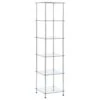 VidaXL Kastje 6-laags 40x40x160 Cm Gehard Glas Transparant -RoomStyle Verkoopwinkel 1000055925