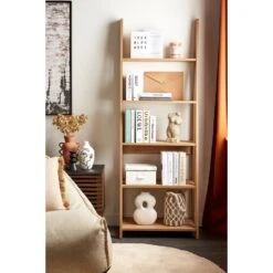 Beliani Ladderkast WILTON - Lichte Houtkleur Vezelplaat -RoomStyle Verkoopwinkel 1000057304 0103