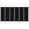 VidaXL Kamerscherm Met 6 Panelen 300x180 Cm Zwart -RoomStyle Verkoopwinkel 1000059401