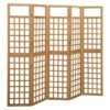 VidaXL Kamerscherm/trellis Met 5 Panelen 201,5x180 Cm Vurenhout -RoomStyle Verkoopwinkel 1000059407