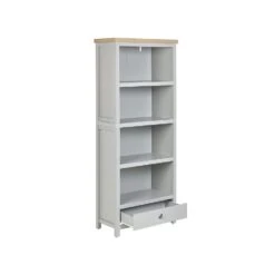 Beliani Boekenkast CLIO - Grijs Vezelplaat -RoomStyle Verkoopwinkel 1000059694 0103