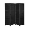 LW Collection Kamerscherm 4 Panelen Zwart Hout 170x160cm - Paravent - Scheidings 2 LW Collection Kamerscherm 4 Panelen Zwart Hout 170x160cm - Paravent - Scheidings -RoomStyle Verkoopwinkel 1000061470