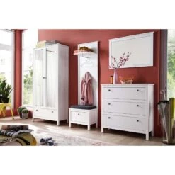 Hioshop Kledingkast Orla Mdf - 2 Deur - Wit 7 Hioshop Kledingkast Orla Mdf - 2 Deur - Wit -RoomStyle Verkoopwinkel 1000062673 0110