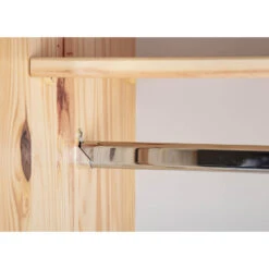 Hioshop Kledingkast Bepam Hout - Wit -RoomStyle Verkoopwinkel 1000062685 0103