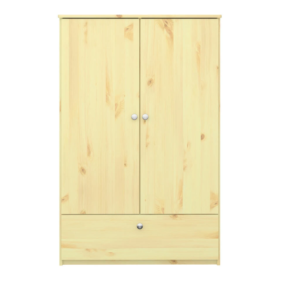 Hioshop Kledingkast Molly,Oscar Kids - 2 Deuren - Lak 4 Hioshop Kledingkast Molly,Oscar Kids - 2 Deuren - Lak - Afbeelding 2