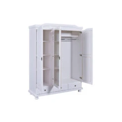 Hioshop Kledingkast Kapco Hout - Wit 8 Hioshop Kledingkast Kapco Hout - Wit -RoomStyle Verkoopwinkel 1000062703 0102