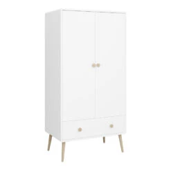 Hioshop Kledingkast Gry Mdf - Wit