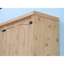 Hioshop Kledingkast Grote 5-deurs - Grenen -RoomStyle Verkoopwinkel 1000064467 0111