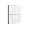 Hioshop Kledingkast Minor Mdf - 8 Deuren - Wit 1 Hioshop Kledingkast Minor Mdf - 8 Deuren - Wit -RoomStyle Verkoopwinkel 1000064495