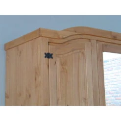 Hioshop Kledingkast New Mexico 3-deurs - Naturel -RoomStyle Verkoopwinkel 1000064503 0111