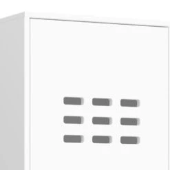 Hioshop Kledingkast Loke Hout - Wit -RoomStyle Verkoopwinkel 1000064504 0111