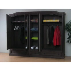 Hioshop Kledingkast New Mexico 5-deurs - Naturel 8 Hioshop Kledingkast New Mexico 5-deurs - Naturel -RoomStyle Verkoopwinkel 1000064505 0110