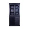 Buffetkast Denver Black 100cm - Mangohout - Zwart - Rechthoekig