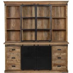 Buffetkast Denver 160x220cm Recht - Mangohout - Bruin - Rechthoekig -RoomStyle Verkoopwinkel 1000068376 0102