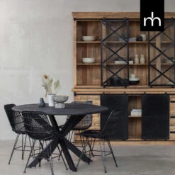 Buffetkast Denver 220x220cm - Mangohout - Bruin - Rechthoekig 8 Buffetkast Denver 220x220cm - Mangohout - Bruin - Rechthoekig -RoomStyle Verkoopwinkel 1000073505 0103