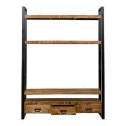 Boekenkast Minneapolis 150cm - Mangohout - Bruin - Rechthoekig 9 Boekenkast Minneapolis 150cm - Mangohout - Bruin - Rechthoekig -RoomStyle Verkoopwinkel 1000073930 0103