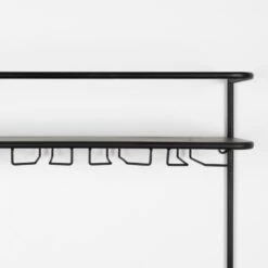 Puur Bjerka Wijnrek MDF/rattan - Hout - Bruin -RoomStyle Verkoopwinkel 1000074171 0102