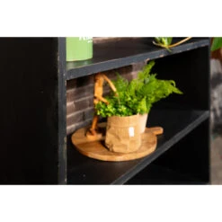 Rootsmann Open Boekenkast Zwart - Opbergkast Hout - Hout -RoomStyle Verkoopwinkel 1000074606 0103