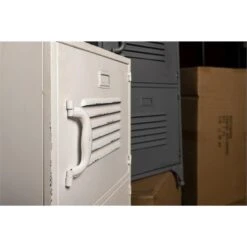 Rootsmann Lockerkast Wit - Locker Met 2 Deuren - Metaal -RoomStyle Verkoopwinkel 1000074632 0103