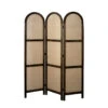 LW Collection Kamerscherm 3 Panelen Bruin 170X120CM - Paravent Rond - Scheidings -RoomStyle Verkoopwinkel 1000078151