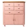 Rootsmann Ladekast Roze - Opbergkast Metaal & Hout - Metaal -RoomStyle Verkoopwinkel 1000084434