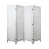 LW Collection Kamerscherm 4 Panelen Wit 170X160CM - Paravent - Scheidingswand -RoomStyle Verkoopwinkel 1000085783