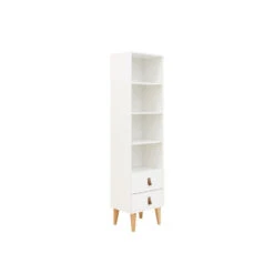 Bopita Indy Boekenkast 190 Cm - Wit/Naturel -RoomStyle Verkoopwinkel 1000086337 0102