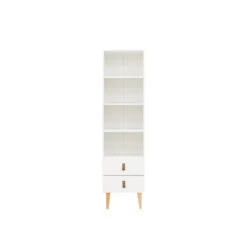 Bopita Indy Boekenkast 190 Cm - Wit/Naturel