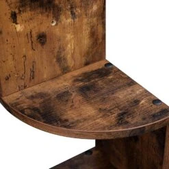 ACAZA Vintage Boekenplank Met 5 Niveaus - Vintage Bruin -RoomStyle Verkoopwinkel 1000086634 0103