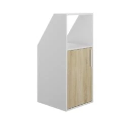 Diagone Kledingkast Under - Voor Onder De Trap Of Plafond - Wit/hout -RoomStyle Verkoopwinkel 1000089245 0103