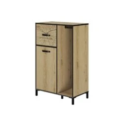 Diagone Kledingkast Armor - 2 Deuren - Incl. Stang - Zwart/eikenkleur 8 Diagone Kledingkast Armor - 2 Deuren - Incl. Stang - Zwart/eikenkleur -RoomStyle Verkoopwinkel 1000089246 0103