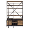 Boekenkast Lincoln 160 X 245cm - Mangohout - Bruin - Rechthoekig 1 Boekenkast Lincoln 160 X 245cm - Mangohout - Bruin - Rechthoekig -RoomStyle Verkoopwinkel 1000090798
